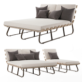 Dimitri Outdoor Chaise Set