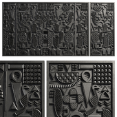 Panels in African style
