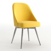 Mid-Century Swivel Office Chair - Velvet