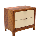 CB2 - Paterson Lacquered Ivory Nightstand