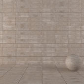 Concrete Wall Tiles Suite Gray Set 1