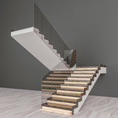 Modern u staircase