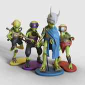 Teenage Mutant Ninja Turtles figurines (TMNT)