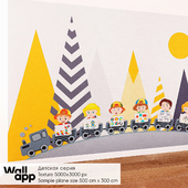 ОМ Декоративное покрытие (детские обои) WallApp BestBaby #001