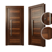 Modern wood door