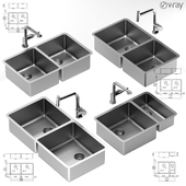 Collection of kitchen sinks 03