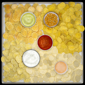 Fastfood Potato Chips Set