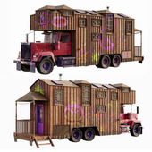 Hippie mobile home