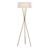 Polished Nickel Decorative Floor Lamp Portable Light