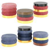 poufs Vol2- Velvet Poufs by adjustable color