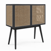 H&M Cabinet with rattan doors