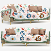 Capri Sofa With Decorative Cover