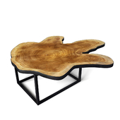 Organic teak stump stool
