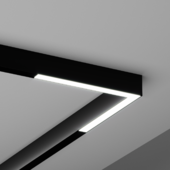 Магнитный трековый светильник HOKASU OneLine+ LF Angle (черный/накладной)