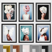 Art Frams 12- 6 Art Flower Head Woman