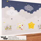 ОМ Декоративное покрытие (детские обои) WallApp BestBaby #004