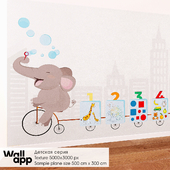 ОМ Декоративное покрытие (детские обои) WallApp BestBaby #006