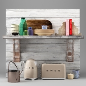 Kitchen Shelf and Smeg Appliances 01