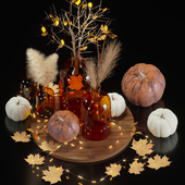 Pumpkin decorative set