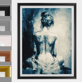 Art Frams 19- abstract naked woman Love art