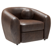 Restoration Hardware Sylvain Leather Chair