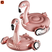 Inflatable flamingo circle