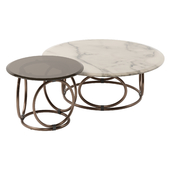 Trussardi OVAL COFFEE AND SIDE Table