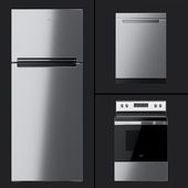 Whirpool - Wfe505 W0 Js Cooker, Wrt518 Szfm Refrigerator and Wdta50 Sahz Dishwasher.