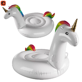 Inflatable unicorn circle