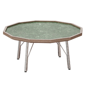 Bradshaw Green Marble Coffee Table (Crate and Barrel)