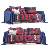 Sofa With Cover Boho Style  03