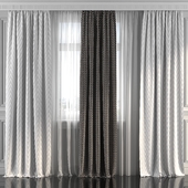 Curtains with window 196