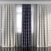 Curtains with window 202