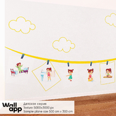 ОМ Декоративное покрытие (детские обои) WallApp BestBaby #018