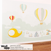 ОМ Декоративное покрытие (детские обои) WallApp BestBaby #020