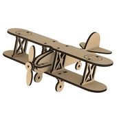 Children&#39;s wooden airplane