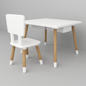 Casper table and classic chair