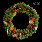 Christmas wreath 66cm