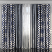 Curtains with window 218