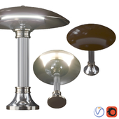The Elliptical Light with Metal Shade