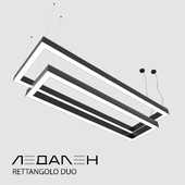 Прямоугольный светильник RETTANGOLO DUO / LEDALEN