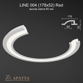 Aratta LINE 004(178х52) выход света 75 мм Rad