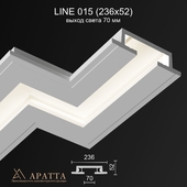 Aratta LINE 015 (236х52) выход света 70 мм