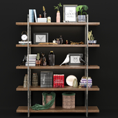 Decorative Set & Book Shelf 001