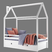 Children&#39;s bed Dream-Box White Divan.ru