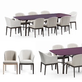 giorgetti normal and blade dining set