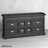OM Long chest of drawers Oldfashion Moonzana