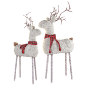 Sherpa reindeer Pottery Barn