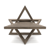 Vivaterra Mango Wood Meditation Chair