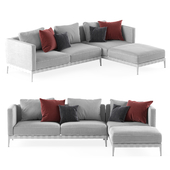 Flexform Atlante White Sofa